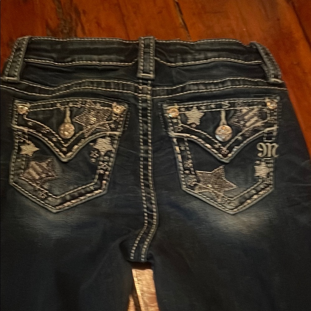 Embellished Blue Jeans